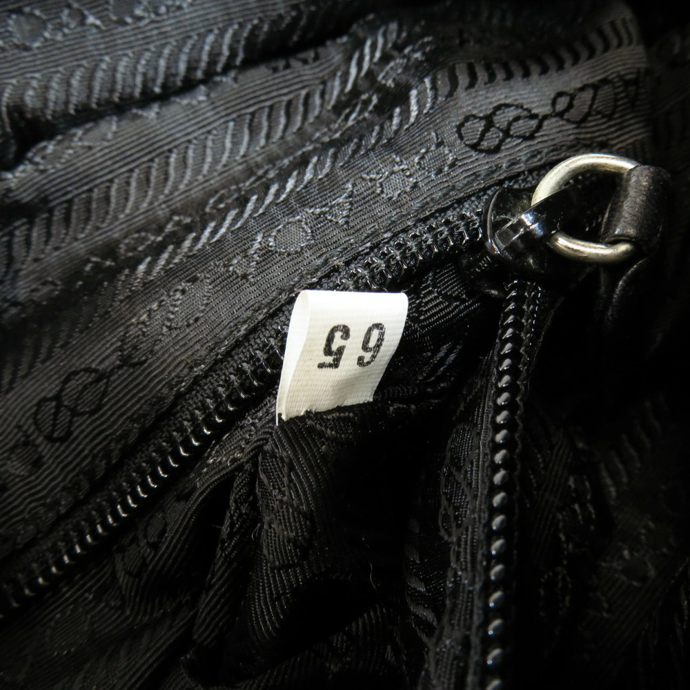 Prada Logo Plate Tote Bag Lambskin - Picture 7 of 11